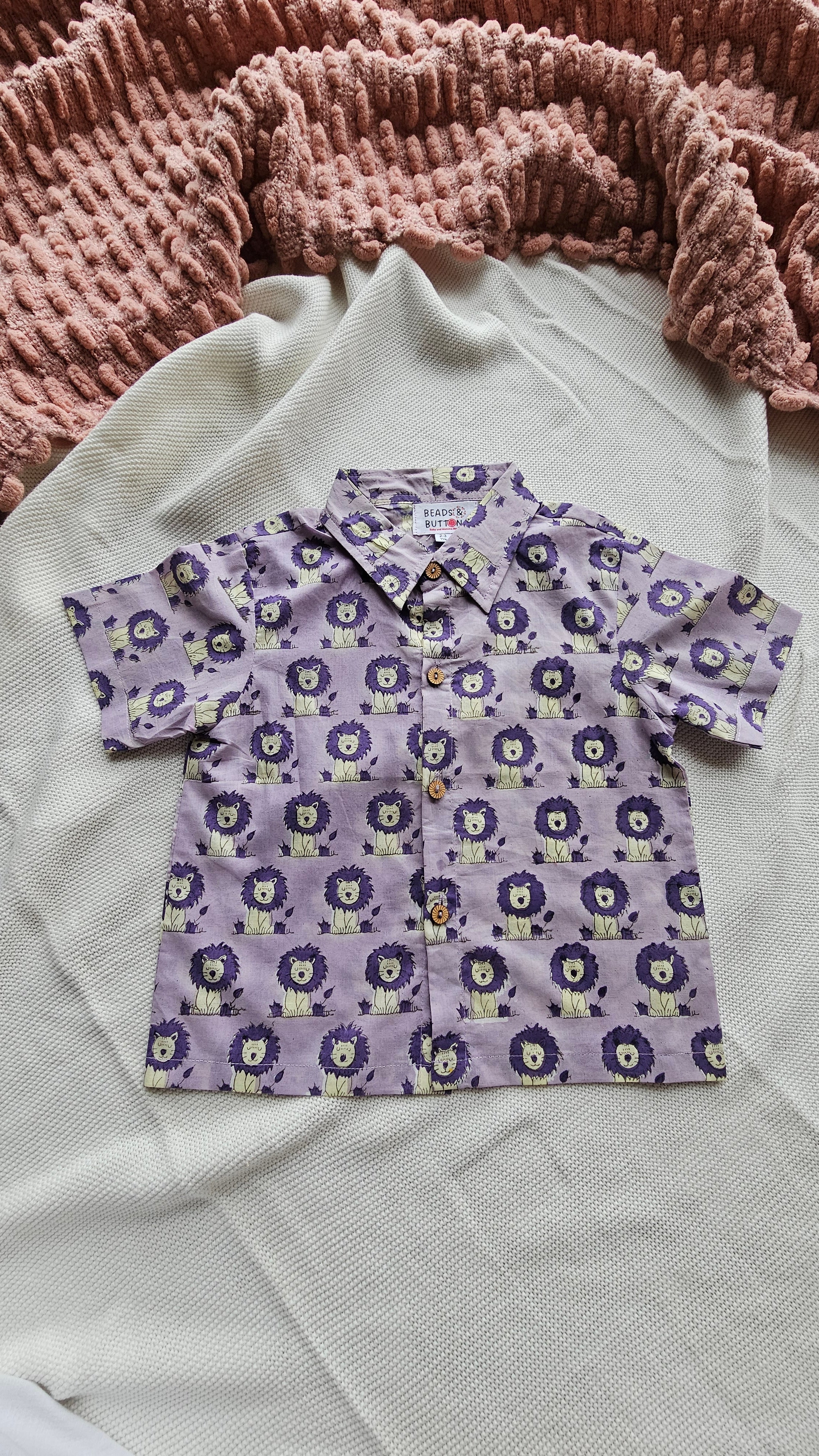 Purple Sher Bachha Shirt