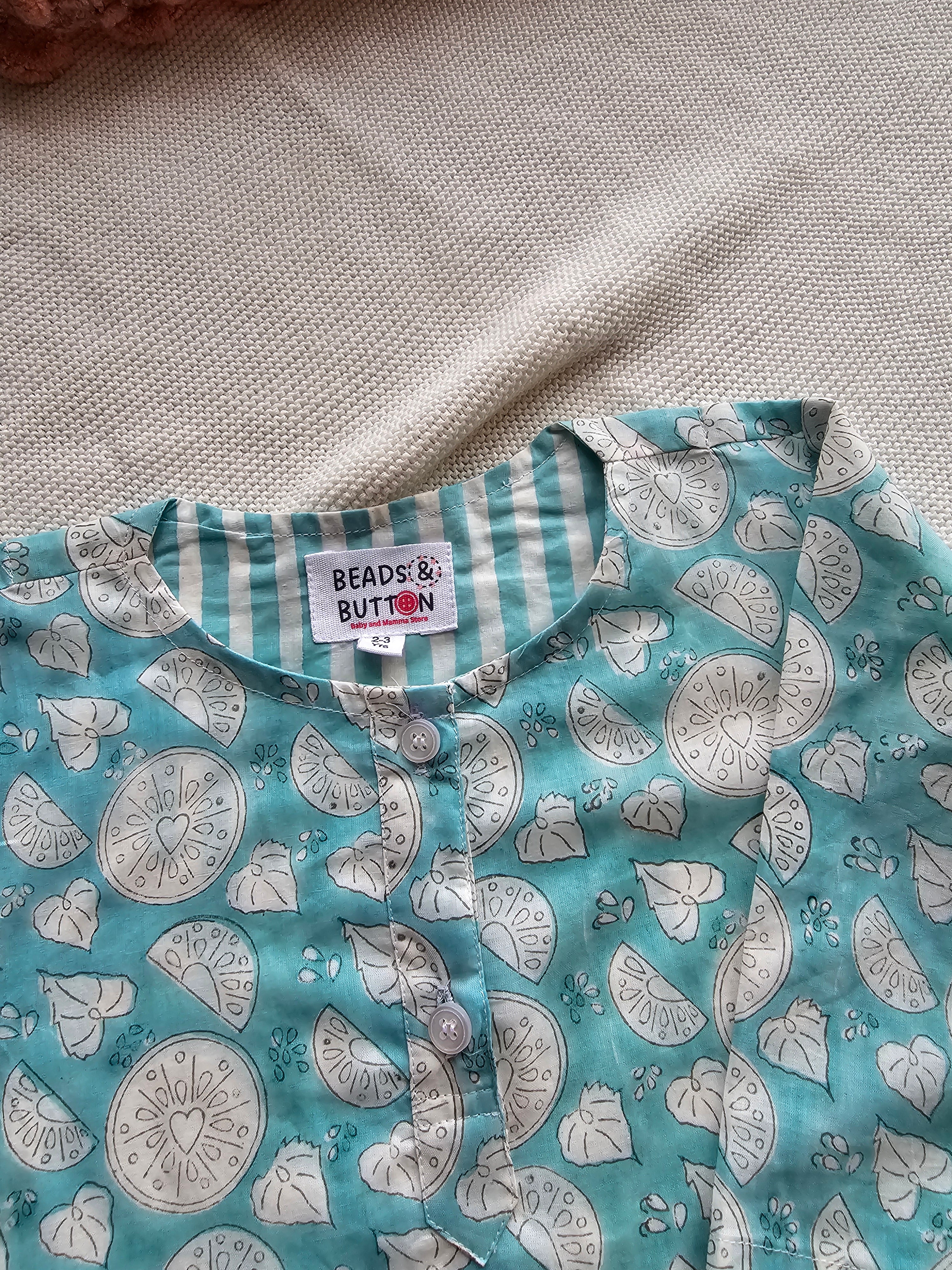 Blue Jello Mellow Kurta Pajama set