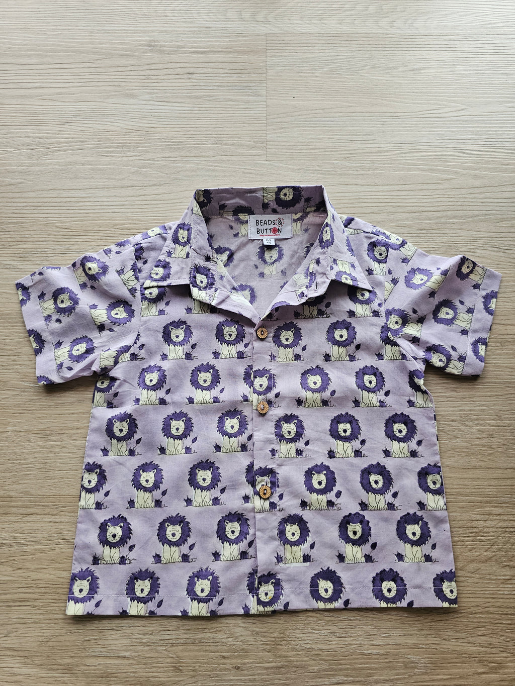 Purple Sher Bachha Shirt