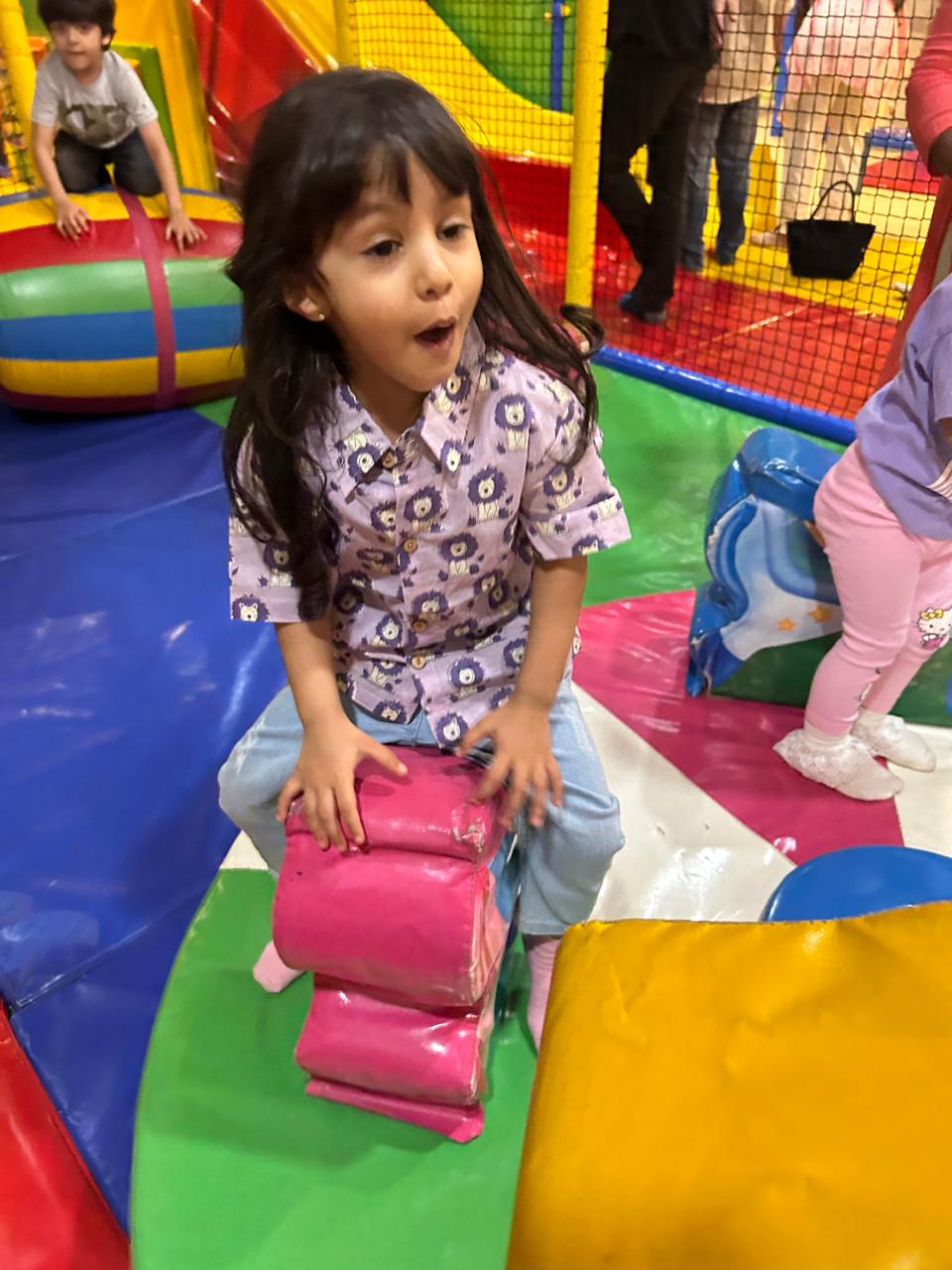 Purple Sher Bachha Shirt